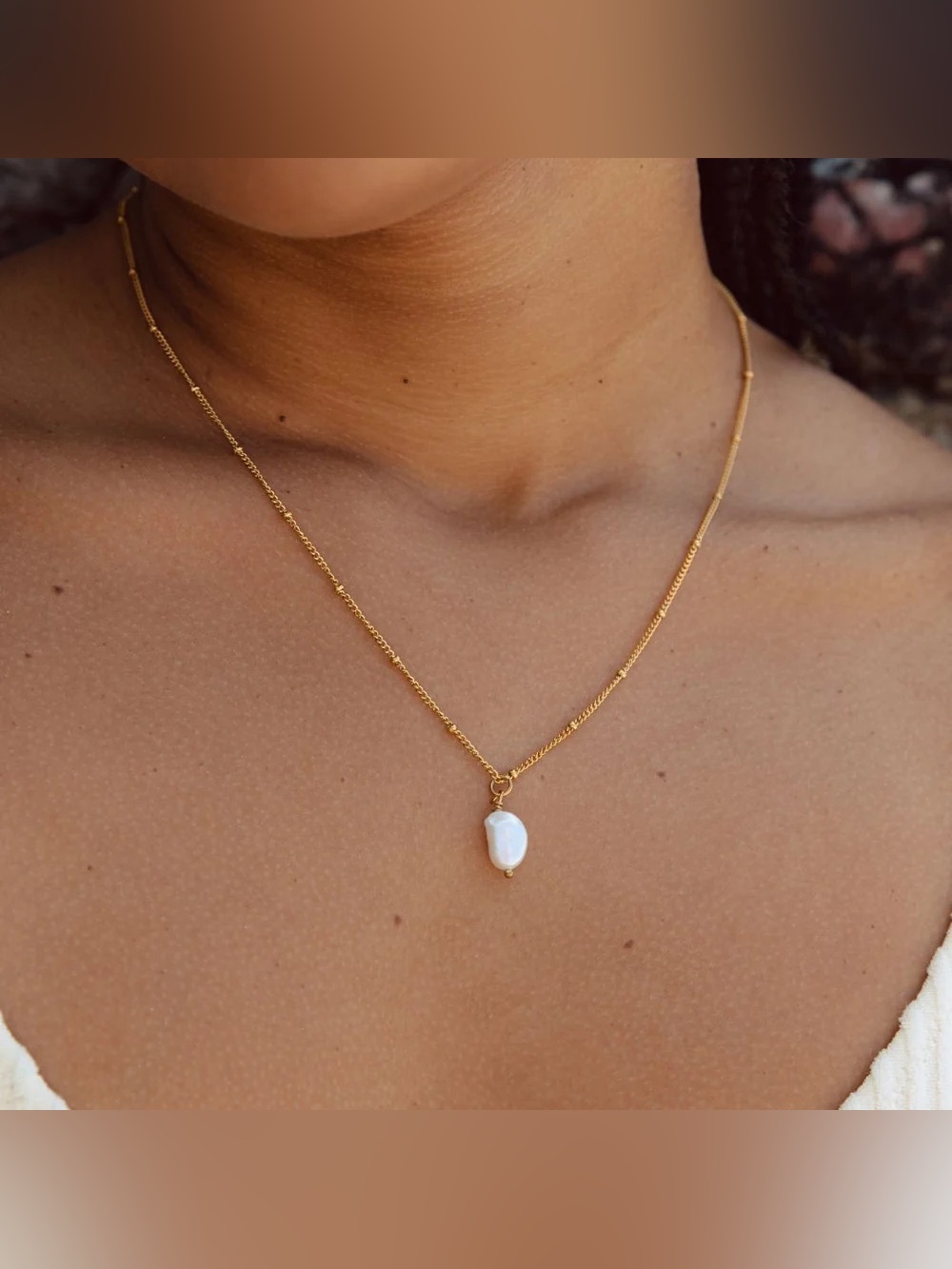 Atolea Baroque Pearl Pendant